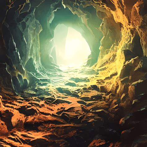 Dark Cave At Depth · Creative Fabrica