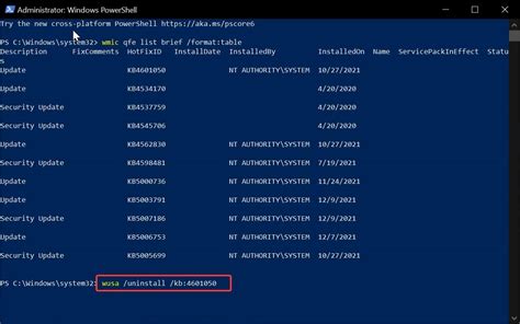 How To Uninstall Windows Updates Using Powershell In Windows 1011