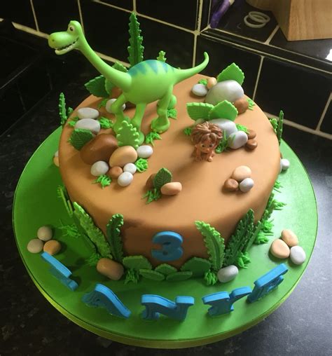 The Good Dinosaur Birthday Cake Dinosaur Birthday Cakes Dino Cake