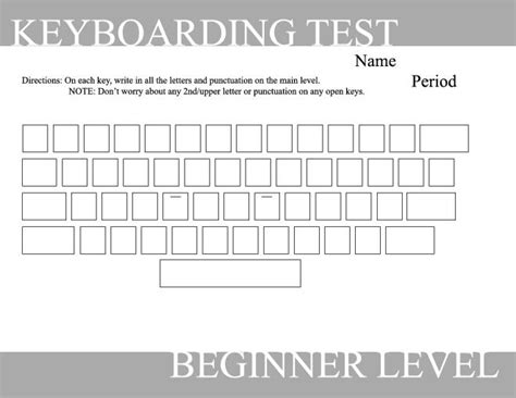 16 Keyboarding Worksheets For Students