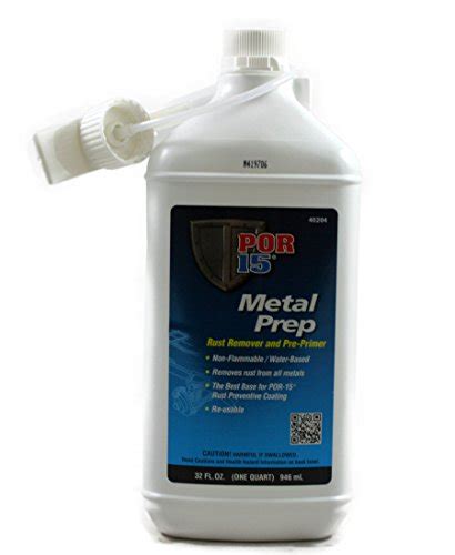 Por 15 Metal Prep Metal Etching Rust Neutralizer Non Flammable And