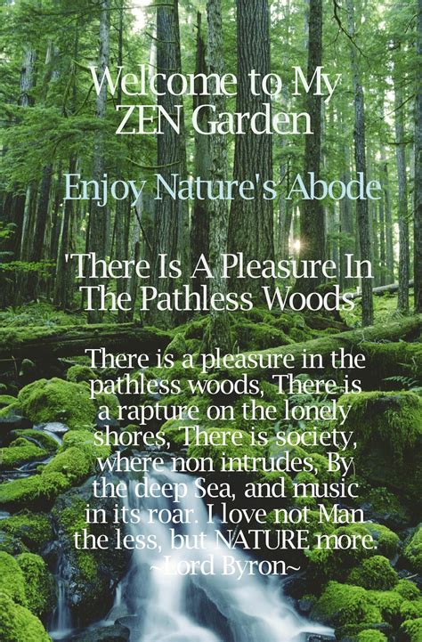 Zen Nature Quotes Quotesgram