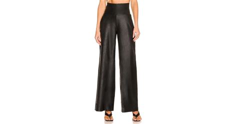 Commando Faux Leather Wide Leg Pant In Black Lyst