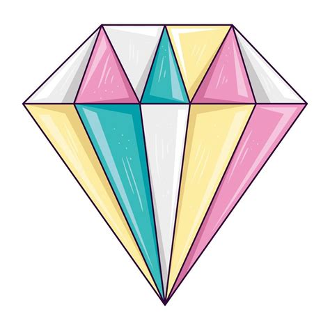 Cute Diamond Jewelry Isolated Icon 4832926 Vector Art At Vecteezy