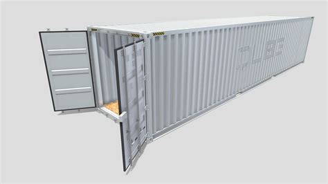 40ft Shipping Container Qube V2 Buy Royalty Free 3d Model By