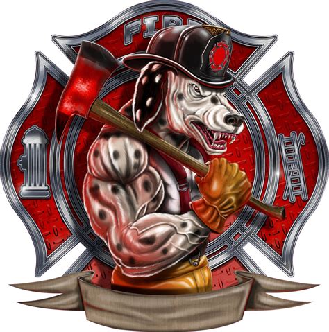 Fire Department Decal Full Color Fire Department Support Decal Fd