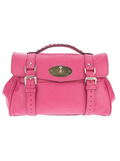 Lyst Mulberry Alexa Bag In Pink