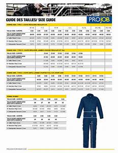 Projob Size Chart The Uniform Shop Plus St John 39 S Nl