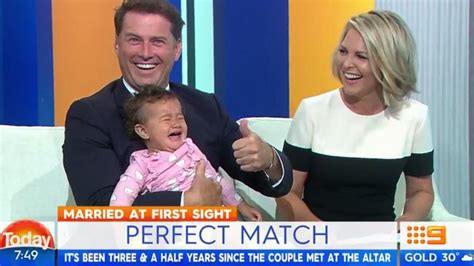 Karl Stefanovic Today Co Host Makes Baby Cry Video Au