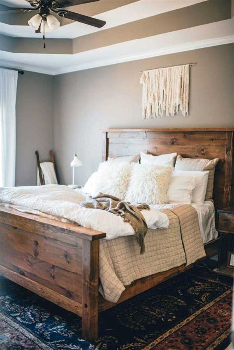 35 Small Spaces Rustic Apartment Bedroom Ideas Farmhouse Style Master