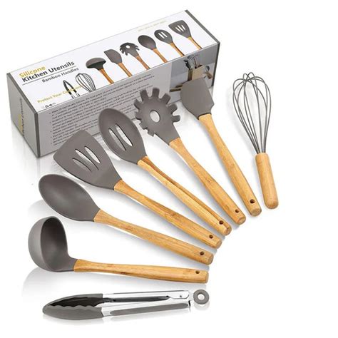Kitchen Utensils Set 8 Pieces Cooking Tools Kitchenware Non Stick