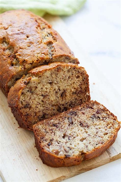 Easy homemade banana bread recipe with ripe bananas, flour, butter, brown sugar, eggs, and spices. Best Banana Bread Recipe (Extra Moist and Soft!) - Rasa ...