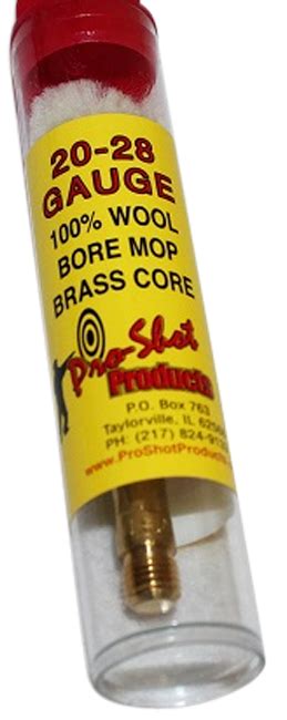 Proshot Mp20 20 And 28 Ga Cotton Mop Full Circle Reloading And Firearms