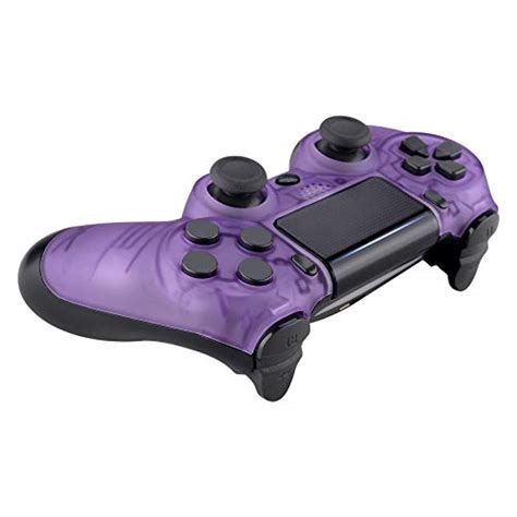 Extremerate Foggy Clear Purple Faceplate Cover Soft Touch Front