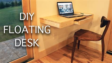 With that, your floating desk backboards are now basically complete. How to Make a Floating Desk - YouTube