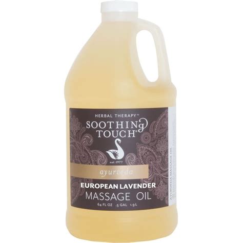 Soothing Touch Herbal Therapy Massage Oil European Lavender 64 Oz