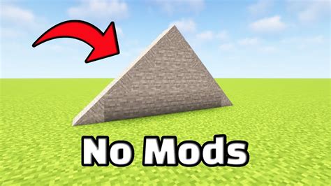 How To Get Triangles In Vanilla Minecraft Youtube