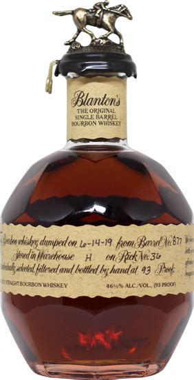 Bottle Review Buffalo Trace Blantons Single Barrel Bourbon Homebar