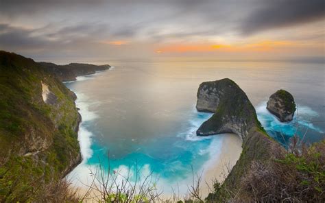 Nature Landscape Mountains Island Sea Cliff Shrubs Clouds Coast Chile