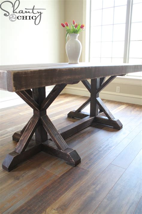 Restoration Hardware Inspired Dining Table For 110