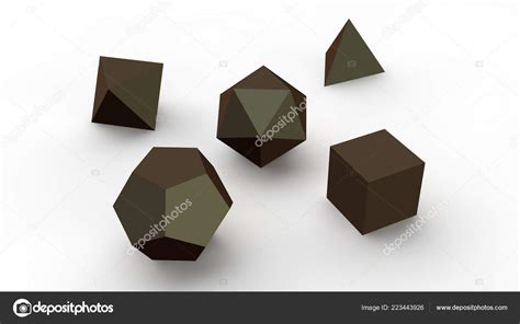 Formas Geométricas Octaedro Tetraedro Hexaedro Dodecaedro Icosaedro