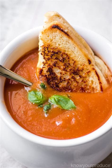 Fresh Tomato Soup With Roasted Tomatoes Know Your Produce