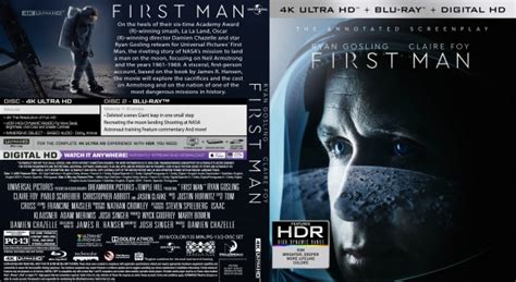 Covercity Dvd Covers And Labels First Man 4k