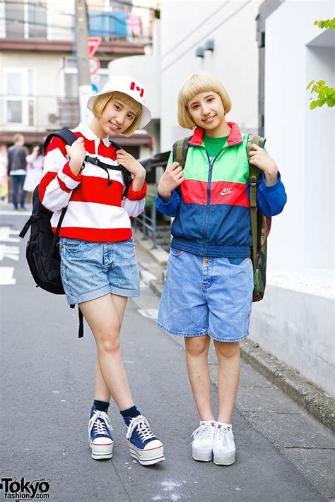 Ema And Eri Are Twin 18 Year Old Japanese Models Who We Met In Harajuku