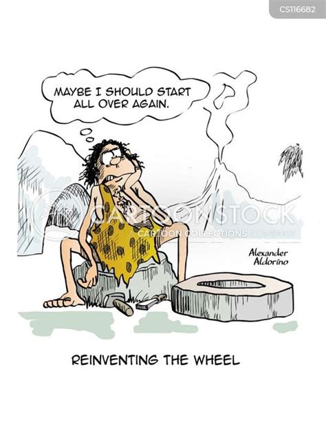 Inventing The Wheel Cartoons And Comics Funny Pictures From Cartoonstock