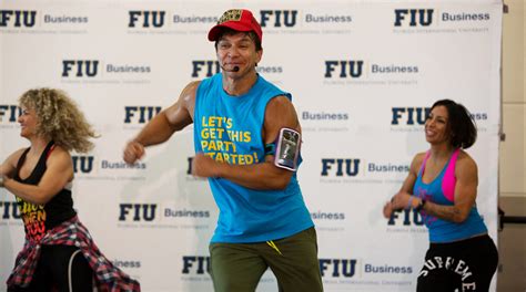 Zumba Co Founder Beto Perez Stages A Dance Out For College Of Business