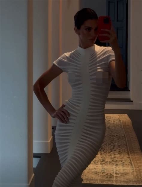 Kendall Jenner Flashes Her Nipples As She Goes Braless In See Through Dress For Racy New Video
