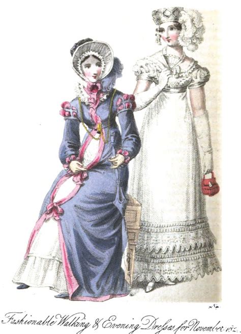 Regency Era Clothing Regency Era Fashion Plate November 1820 Ladies