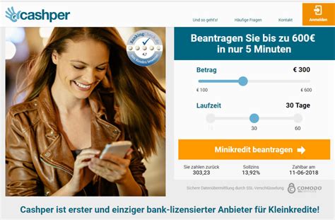 Erfahrungen.com bietet daher die höchstmögliche aussagekraft und kann als spiegelbild aller im internet verfügbaren skg bank bewertungen angesehen werden. Cashper Kredit Test - Erfahrungen mit Cashper | Kredit ...