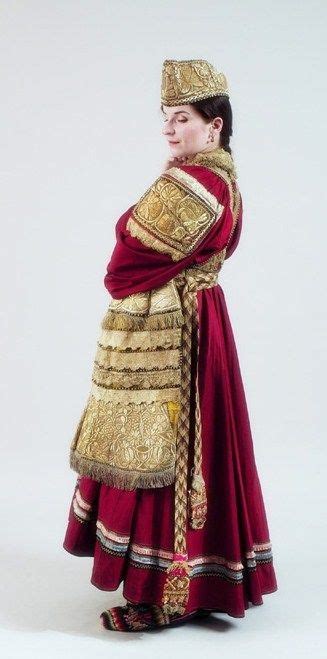 festive attire of a peasant girl old believers from voronezh province russia early 20th ce