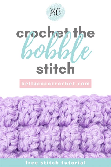 Bobble Stitch Bella Coco Crochet