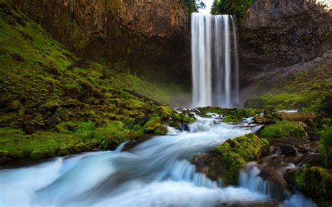 Waterfall River Landscape Nature Waterfalls Wallpaper 2560x1600