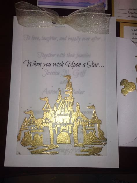 Make your own disney wedding invitations. Disney Wedding Invitation. Hand carved rubber stamp of ...