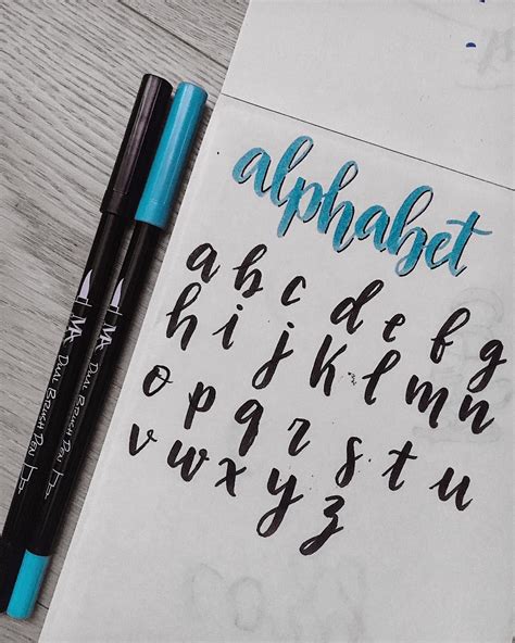 Lettering｜studygram On Instagram “alphabet Practice ️ Inspired By