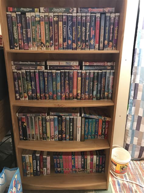 Recently Got All My Disney Vhs Tapes On One Shelf So I Figured Id