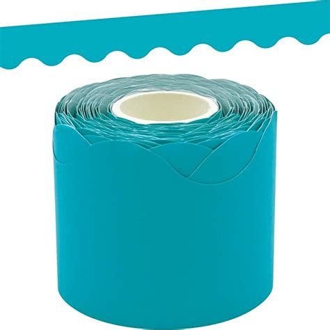 Buy Teacher Created Resources Teal Scalloped Rolled Border Trim 50ft