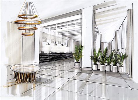 Online Courses On Learning To Draw Interior Design Sketches