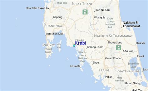 Krabi Tide Station Location Guide