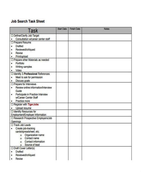 Task List Template Sample Templates Task List List Template Images And Photos Finder