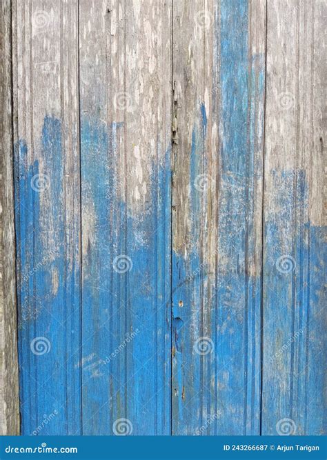 Blue Rustic Wood Plank Texture Stock Image Image Of Green Blue