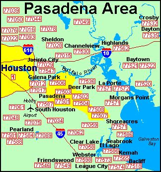 Zip Code Map Pasadena Tx Gretna Hildegaard