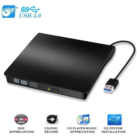 External Cd Drive Usb 30 Portable Cddvd Rw Drive Slim Dvdcd Rom