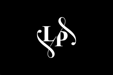 LP Monogram Logo Design V By Vectorseller TheHungryJPEG