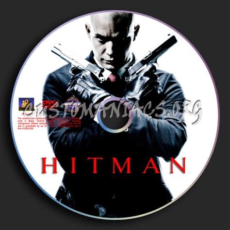 hitman dvd label dvd covers labels  customaniacs id