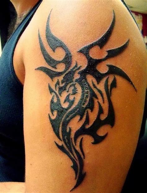 Inner Arm Tribal Dragon Tattoos For Guys Download 3d Dragon Tribal Tattoo Idea Tribal