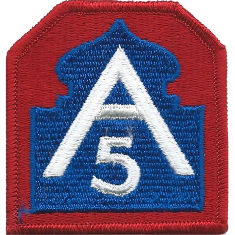 Fifth Army Us Shoulder Sleeve Insignia